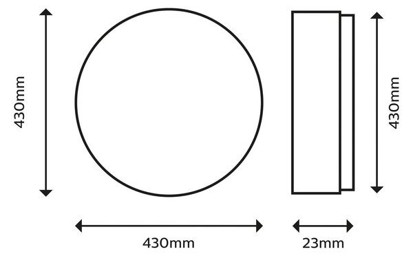 Philips SuperSlim stropní světlo 2 700 K Ø 42 cm bílé, stmívatelný, Bílá / opál, Pracovna / kancelář, kov