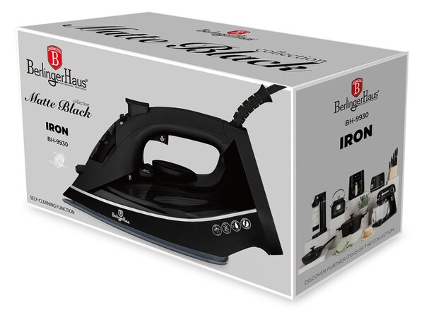 Žehlička napařovací 2200 W Matte Black Collection