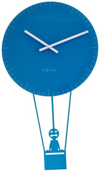 Designové nástěnné hodiny 8145bl Nextime Ballon 74cm