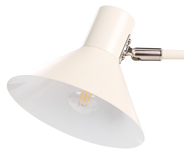 Stolní lampa RIMAVA Kov Krémově bílá