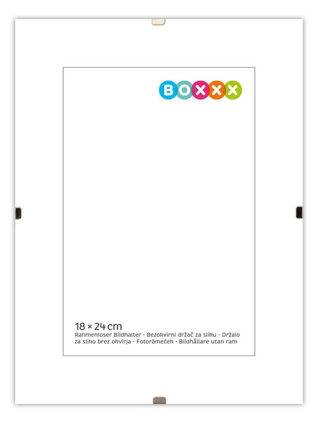 KLIPOVÝ RÁMEČEK, 1 foto 18 cm x 24 cm Boxxx - Fotorámečky & obrazové rámy