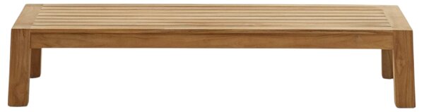 Teakový zahradní konferenční stolek Kave Home Forcanera 153 x 76 cm