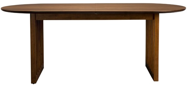 Ořechový rozkládací jídelní stůl DUTCHBONE BARLET 200/240 x 90 cm