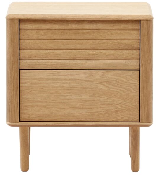 Dubový noční stolek Kave Home Lenon 50 x 38 cm
