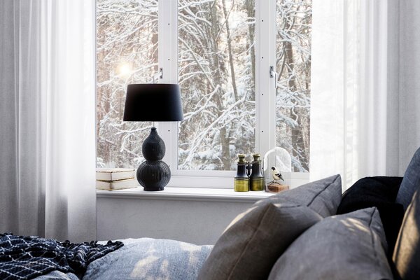 STOLNÍ LAMPA, E27, 33/56,5 cm By Rydéns - Online Only svítidla, Online Only