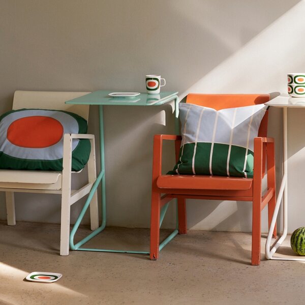Marimekko Hrnek Oiva Melooni 0,25l, zeleno-oranžový