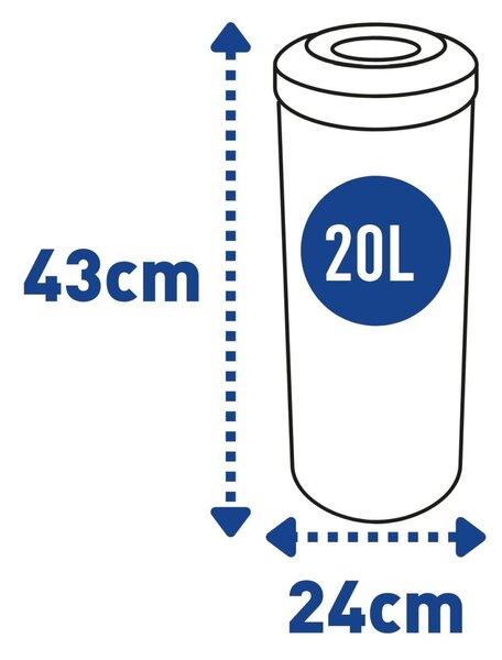 Alda Samozhášecí odpadkový koš Fireguard 20 l, lakovaná ocel, černá