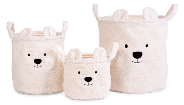 SADA ÚLOŽNÝCH BOXŮ, bílá Childhome - Online Only dětský textil, Online Only