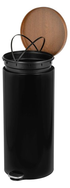 Alda Pedálový odpadkový koš Sherwood Freedom Fresh 30 l, lakovaná ocel, černá
