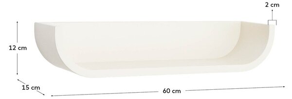 Béžová police 60 cm Salaya – Kave Home