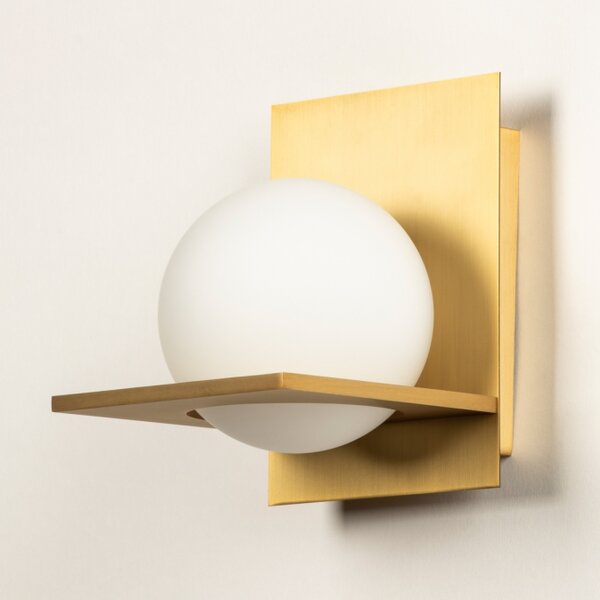 Nástěnné designové skleněné svítidlo Lune Magico Gold (LMD)