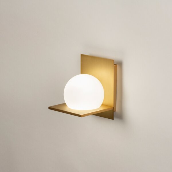 Nástěnné designové skleněné svítidlo Lune Magico Gold (LMD)