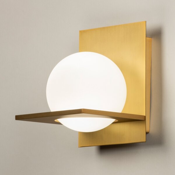 Nástěnné designové skleněné svítidlo Lune Magico Gold (LMD)
