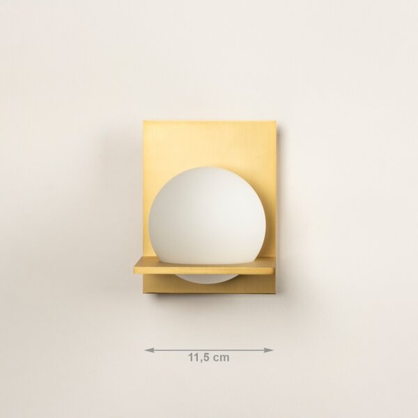 Nástěnné designové skleněné svítidlo Lune Magico Gold (LMD)