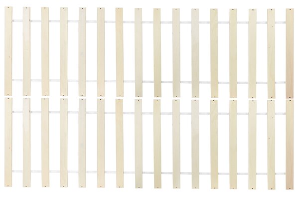 Postel se 2 zásuvkami Borovicové dřevo DAUPHIN 120 x 200 cm Světle hnědá