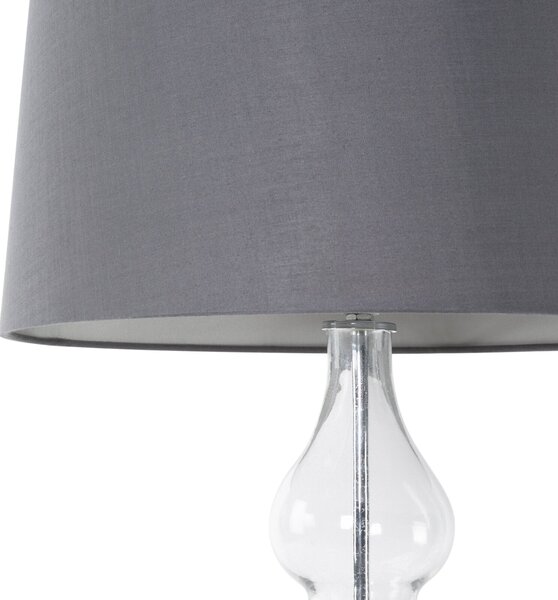 STOLNÍ LAMPA TIANA (01) 32X38X76 CM ŠEDÁ