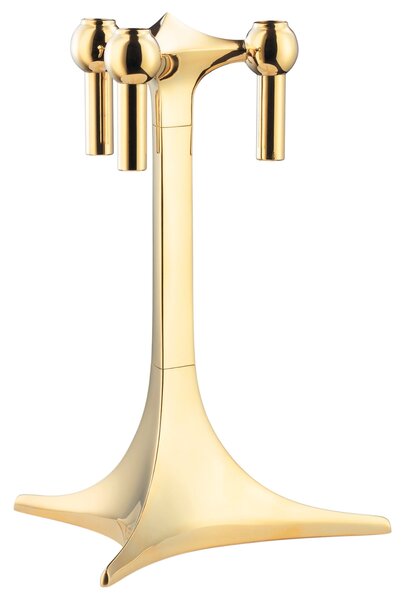 Designový svícen STOFF Nagel Stand Solid Brass