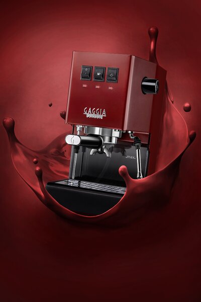 Gaggia Classic E24 červená