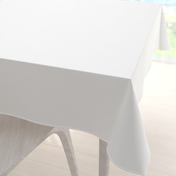 Biante Velký bavlněný čtvercový ubrus MONI MO-039 Bílý 160x160 cm