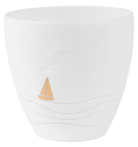 Porcelánový svícen Boat
