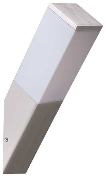 Avide AOLWE27-PAN-SN PANAMA- Venkovní nástěnné stříbrné svítidlo, 1 x E27, IP44, 39681 (Moderní venkovní svítidlo ve stříbrné barvě)