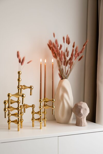 Designová vázička STOFF Nagel Solid Brass