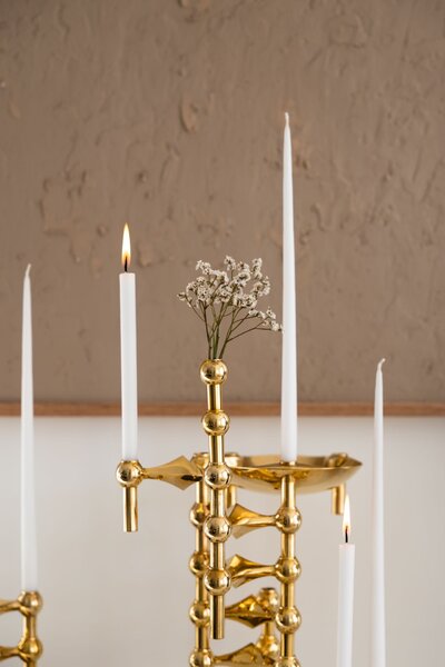 Designová vázička STOFF Nagel Solid Brass