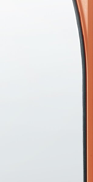 Zrcadlo GROISES 55 cm 140 cm Oranžová