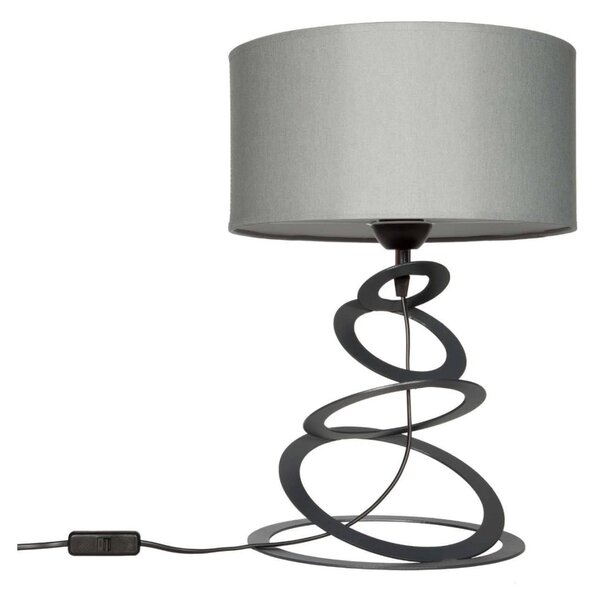 Stolní lampa Indigo, 1x textilní stínítko (výběr ze 3 barev), (výběr ze 3 barev konstrukce), o