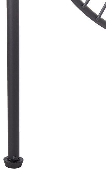 3dílný paraván NOALE Černá 135 cm 170 cm