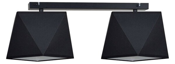 Stropní svítidlo Diamond, 2x textilní stínítko (mix 5 barev), (výběr ze 2 barev konstrukce), p