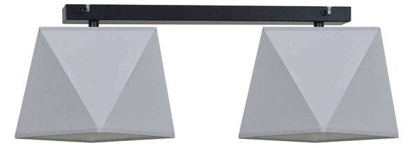 Stropní svítidlo Diamond, 2x textilní stínítko (mix 5 barev), (výběr ze 2 barev konstrukce), p
