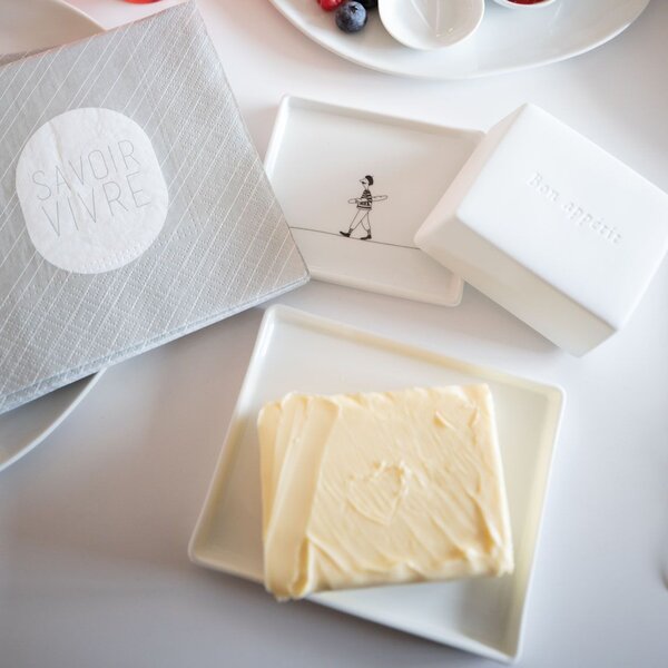 Porcelánová máslenka Bon Appétit