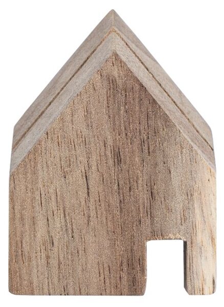 Dřevěný stojánek na fotky House – set 3 ks