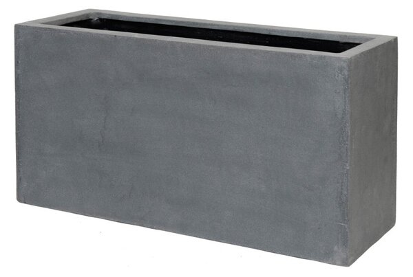 Květináč Jort šedý S, 80 x 30 x 40 cm (d š v), 12,9 kg, 92,8 l