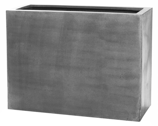 Květináč Jort šedý S, 80 x 30 x 40 cm (d š v), 12,9 kg, 92,8 l