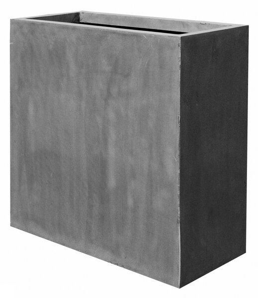 Květináč Jort šedý S, 80 x 30 x 40 cm (d š v), 12,9 kg, 92,8 l