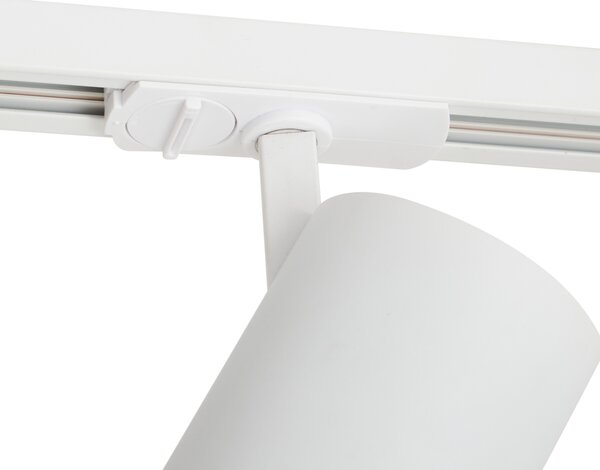 Moderní bodové svítidlo bílé pro 1fázový kolejnicový systém vč. LED - Iconic Mark