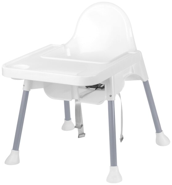 VYSOKÁ ŽIDLE, šedá, bílá My Baby Lou - Jídelní židličky, Online Only