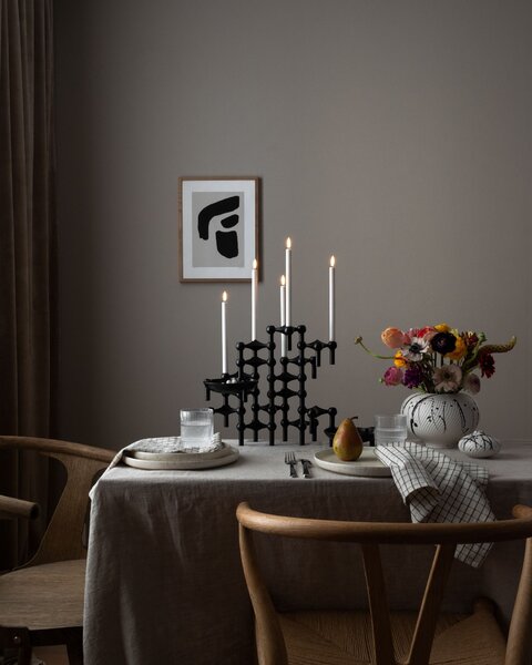 Voskové LED svíčky White – set 2 ks