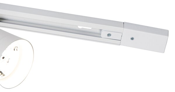 Moderní kolejnicový systém s 5 bílými bodovými světly 1-fázový GU10 70mm - Iconic Jeana Luxe