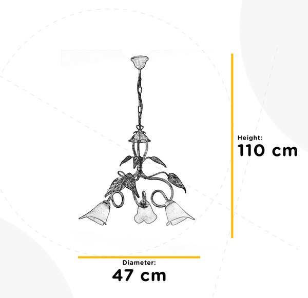 LUSTR, 40/40/110 cm - Online Only svítidla, Online Only