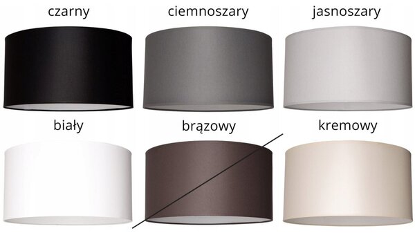 Nástěnné svítidlo Indigo, 1x textilní stínítko (výběr ze 6 barev)