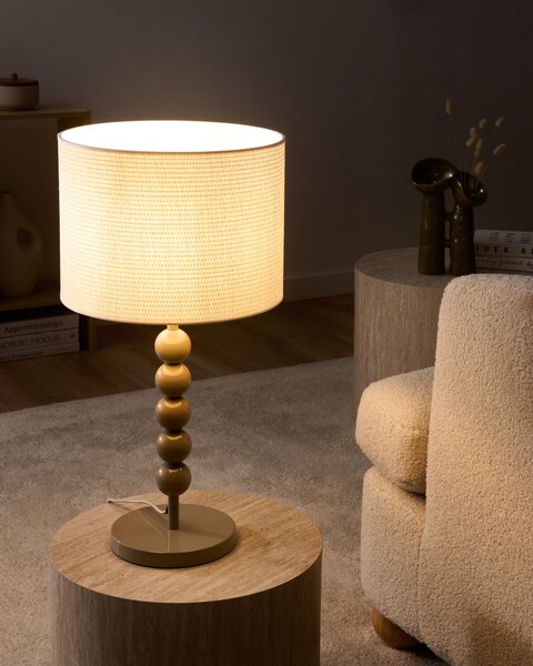 Stolní lampa LOKY Kov Béžová