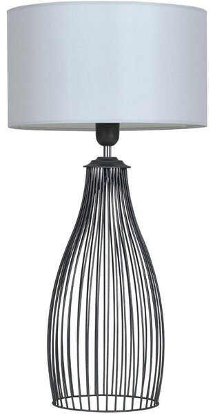 Stolní lampa Milano, 1x textilní stínítko (výběr ze 6 barev), (výběr ze 2 tvarů), (výběr ze 3 barev konstrukce)