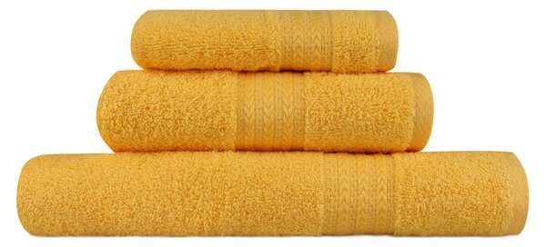 SADA RUČNÍKŮ A OSUŠEK, 30/50 cm, žlutá - Sady ručníků, Online Only