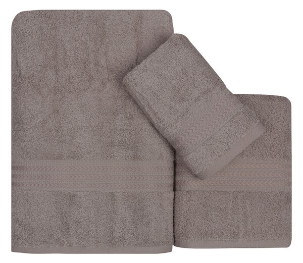 SADA RUČNÍKŮ A OSUŠEK, 30/50 cm, šedá - Sady ručníků, Online Only