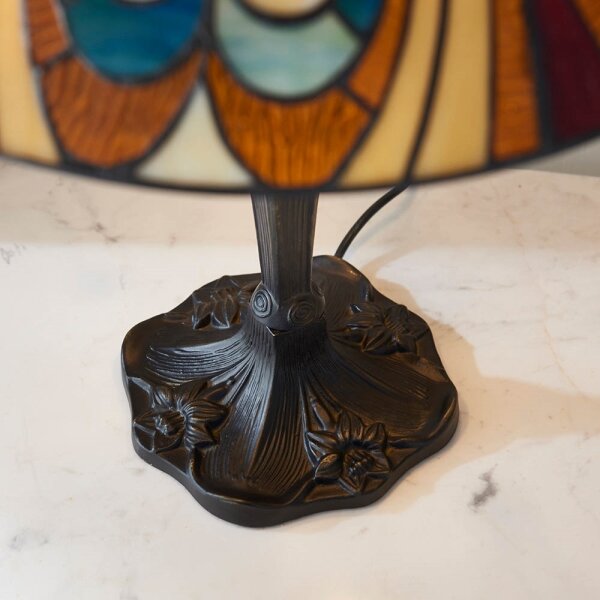 Endon 64163 - Stolní lampa Tiffany HECTOR 2xE27/60W/230V pr. 40 cm