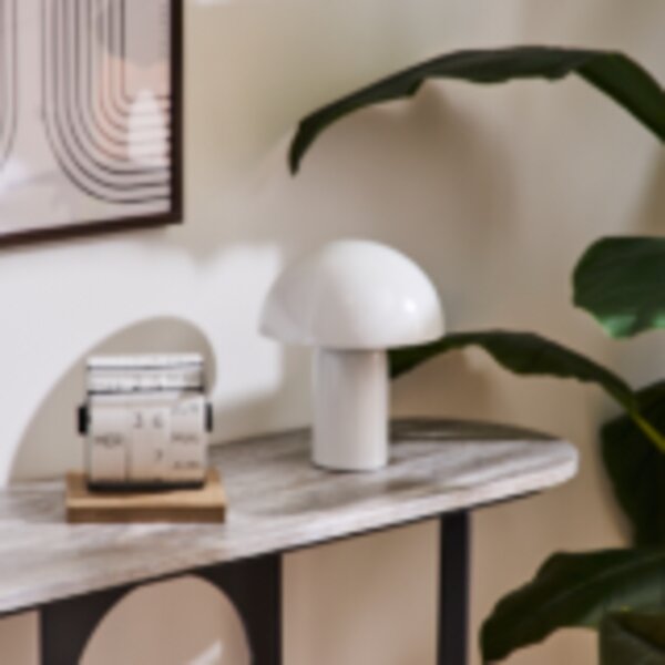 Atmosphera - Stolní lampa LITO 1xE27/25W/230V bílá