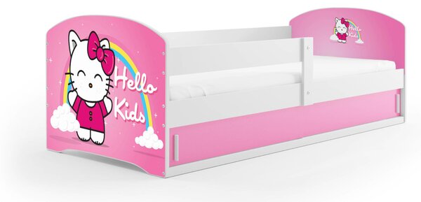 Dětská postel LUKO s matrací, 80x160, Hello kids